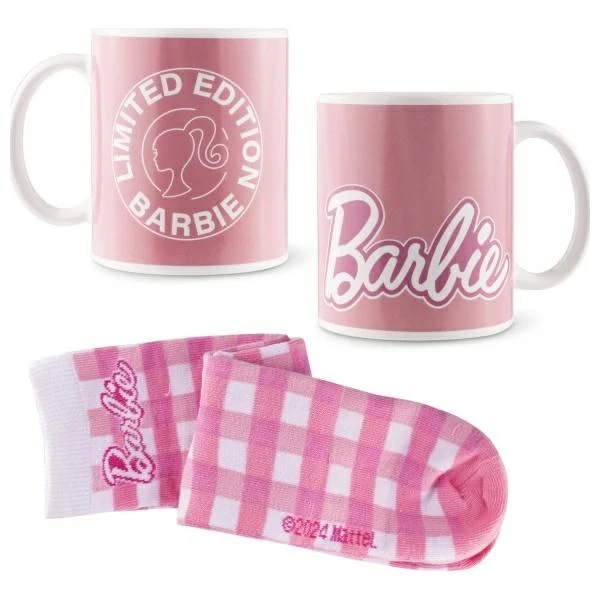 Dárkový set Barbie - Limited Edition Logo hrnek a ponožky - Dárkové sety - Obrázek D6QC000K01