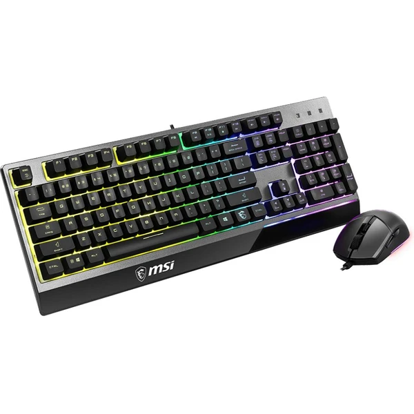 MSI VIGOR GK30 Combo herní set klávesnice s myší CZ/SK černý - Klávesnicové sety - Obrázek DAU2000601