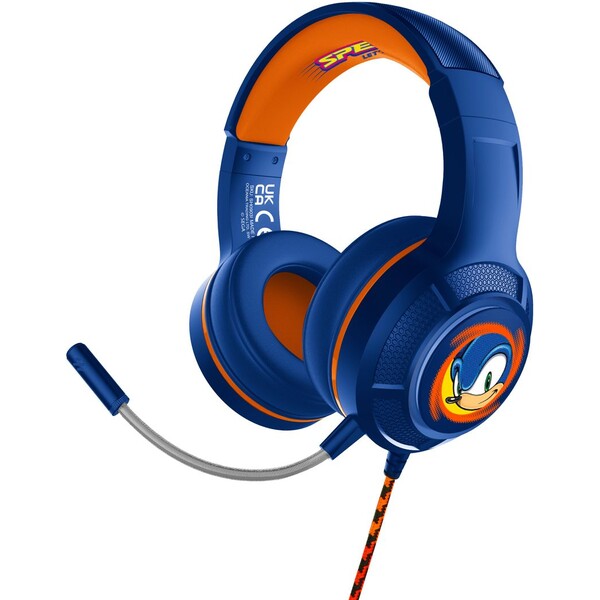 Levně OTL PRO G4 drátová herní sluchátka s motivem Sonic modrá