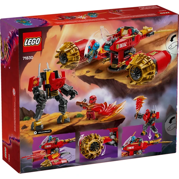 LEGO Ninjago 71830 Kaiův bouřný jezdec a robot - LEGO - Obrázek DNSE000J01