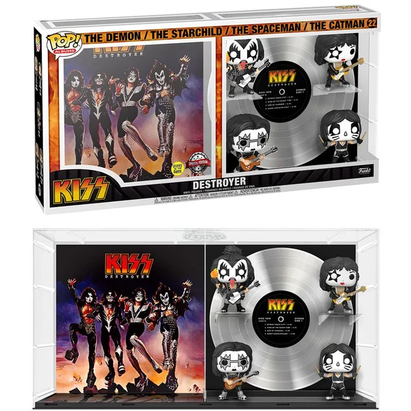 Funko POP! #22 Albums Deluxe: KISS (Glow) - Funko POP! - Obrázek DO03700301