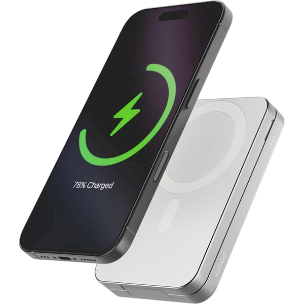 Epico UltraBase 4v1 Qi2/MagSafe powerbanka & bezdrátová nabíječka 8000mAh bílá - Powerbanky - Obrázek DPHJ000K01
