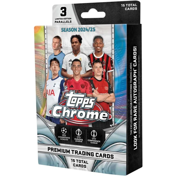 Fotbalové karty Topps 2024-25 Chrome UEFA Club Competitions - Hanger Box - Fotbalové karty - Hlavní obrázek