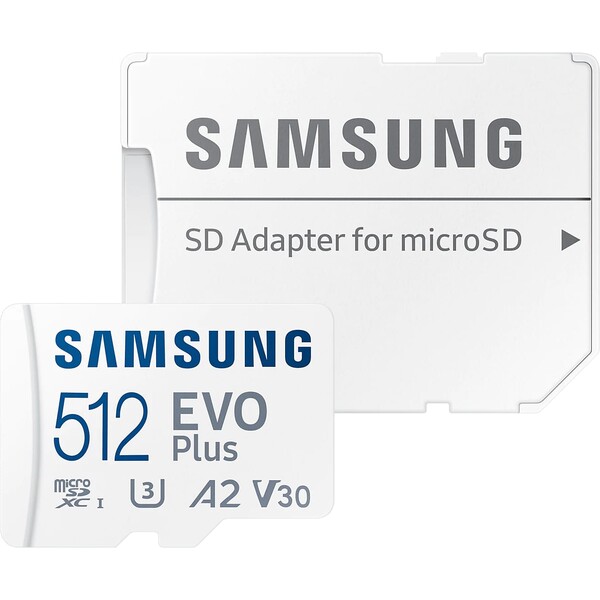 Levně Samsung micro SDXC 512GB EVO Plus + SD adaptér