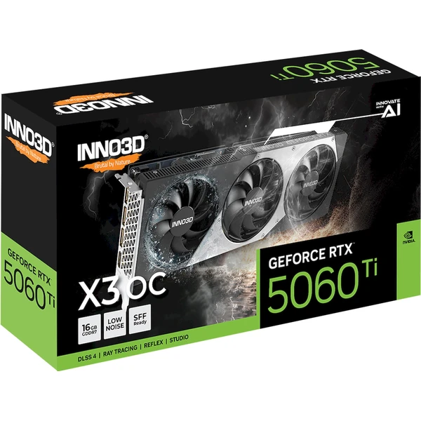 INNO3D NVIDIA GeForce RTX 5060 Ti X3 OC 16GB GDDR7 - Grafické karty - Obrázek DQWH000K01