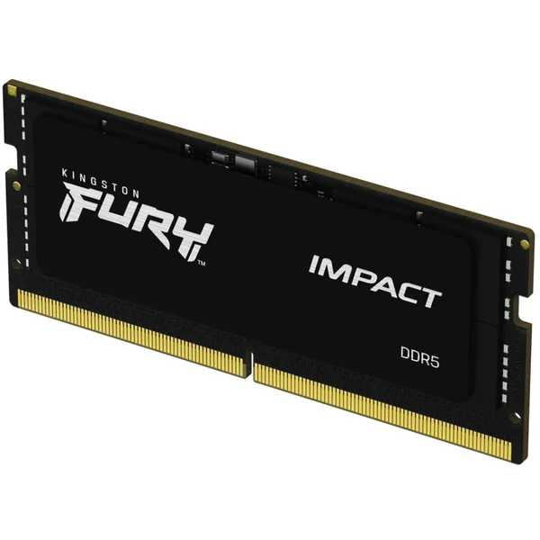 Kingston Fury Impact 16GB 5600MHz CL40 DDR5 SO-DIMM Black - Operační paměti - Obrázek DWAY600301