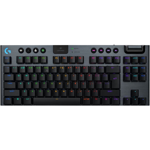 Logitech G915 X LIGHTSPEED TKL Tactile herní klávesnice US černá