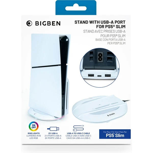 Bigben podstavec s porty USB-A pro PlayStation 5 Slim - Podstavce - Obrázek E14D000N01