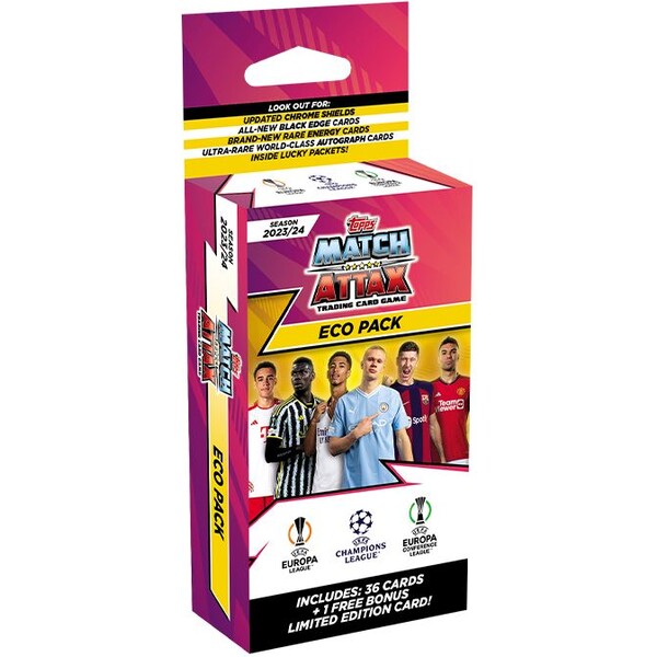Levně Fotbalové karty Topps UEFA UCL MATCH ATTAX 23/24 - Eco pack
