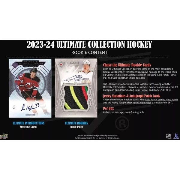 Hokejové karty 2023-24 Upper Deck Ultimate Hockey Hobby Box - Hokejové karty - Obrázek E1MF000J01