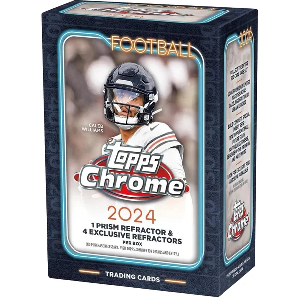 Topps 2024 NFL Chrome Football Value Box - Fotbalové karty - Hlavní obrázek