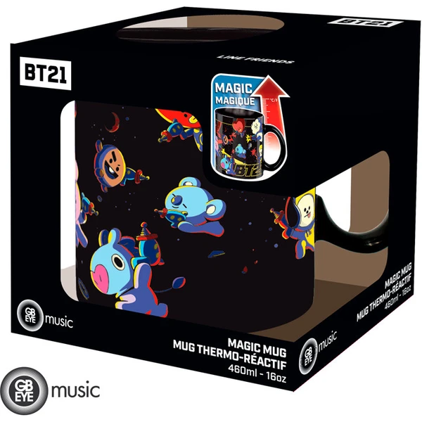 Hrnek BT21 - Space 460 ml (měnící se motiv) - Hrnky - Obrázek E399000N01