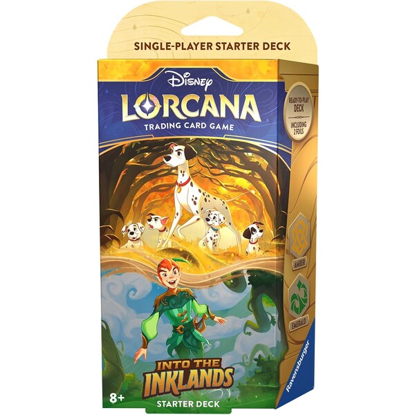 Levně Disney Lorcana: Into the Inklands - Starter Deck Amber & Emerald