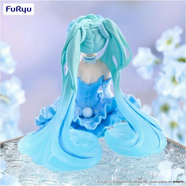 Figurka Furyu Hatsune Miku Flower Fairy Nemophila Pail Blue Color 15 cm - Figurky - Obrázek E3TE000P01