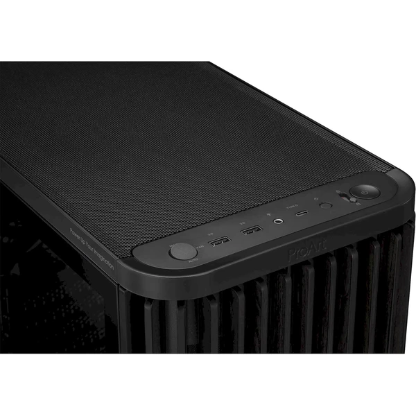 ASUS PROART PA401 Wood TG černá - Počítačové skříně - Obrázek E3VD000L01