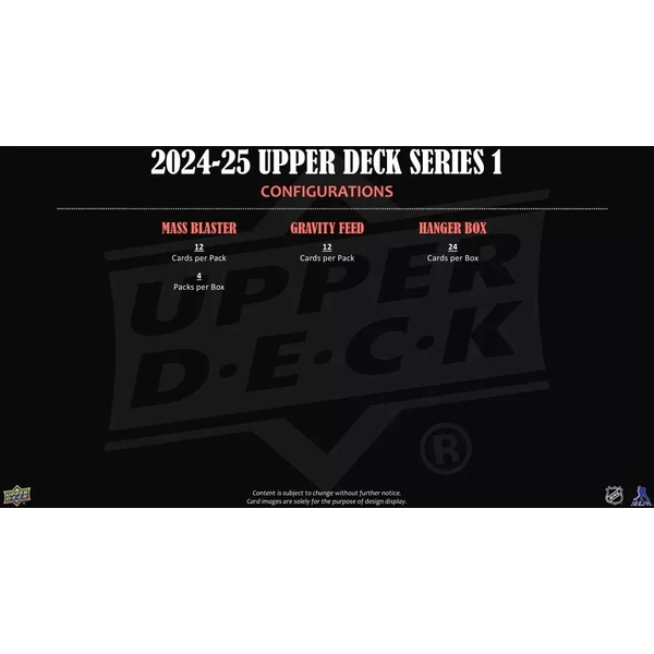 Hokejové karty Starter Kit 2024-25 Upper Deck Series 1 - Hokejové karty - Obrázek E45B000L01
