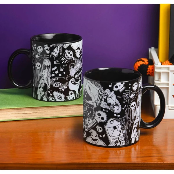 Hrnek Nightmare Before Christmas 550 ml (svítí ve tmě) (king size) - Hrnky - Obrázek E6Z5000L01