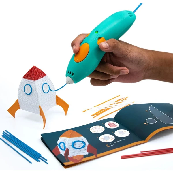 3Doodler 3D Pero Start+ Bundle + 147 náplní, 12 šablon, 9 karet aktivit, podložka - 3D Pera - Obrázek E79F000J01
