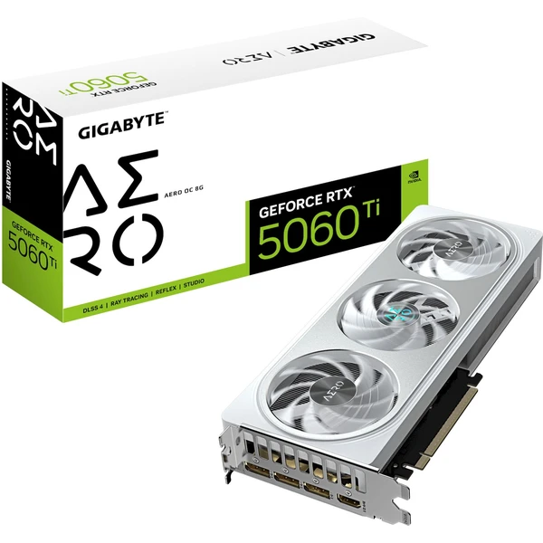 GIGABYTE NVIDIA GeForce RTX 5060 Ti AERO OC 8G - Grafické karty - Obrázek E7QF000N01