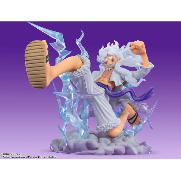 Soška Bandai One Piece FiguartsZERO (Extra Battle) - Monkey D. Luffy -Gear 5 Gigant 30 cm - Sochy a sošky - Obrázek E84G000L01