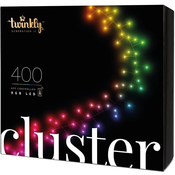 Levně Twinkly Cluster Multi-Color chytrý řetěz se žárovkami 400 ks