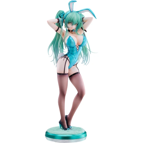 Original Character PVC Statue 1/4 Green Twin Tail Bunny-chan 43 cm - Hentai sošky a sochy 18+ - Hlavní obrázek