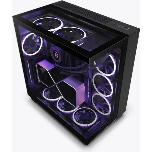 NZXT H9 Elite edition černá - Počítačové skříně - Obrázek EC0L100501