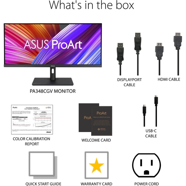 Asus ProArt Display PA348CGV monitor 34" - Monitory - Obrázek EHW6000601