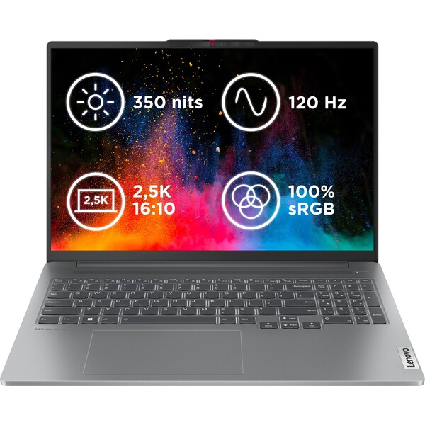 Lenovo IdeaPad Pro 5 16IRH8 šedá - záruka na 3 roky po registraci