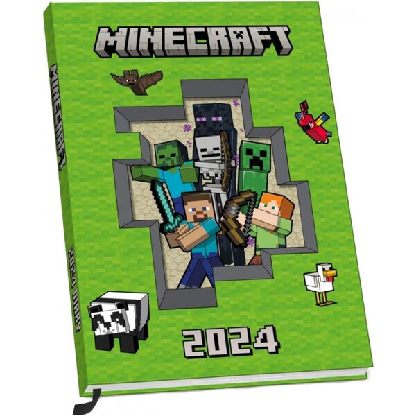 Levně Diář A5 Minecraft 2024