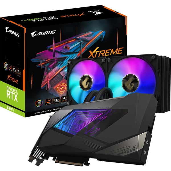 GIGABYTE NVIDIA GeForce RTX 3080 Ti AORUS XTREME WATERFORCE 12G 12GB LHR - Grafické karty - Obrázek ERDJF00101