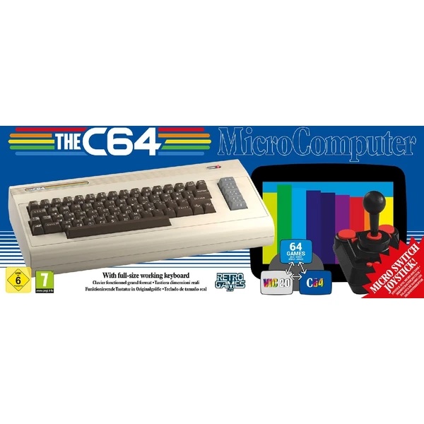 Retro konzole Commodore 64 maxi - Konzole - Obrázek ERI9700301