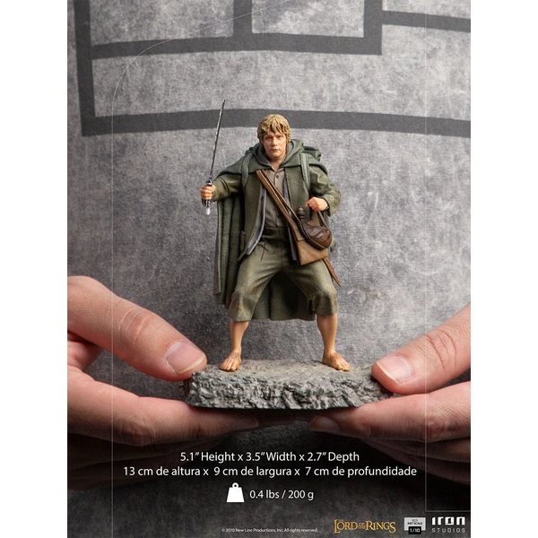 Soška Iron Studios BDS The Lord of the Rings - Sam 13 cm - Sochy a sošky - Obrázek F0M1000O01
