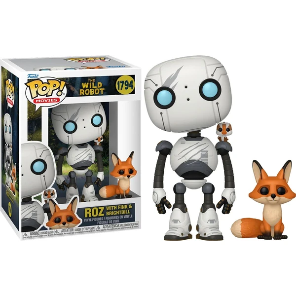 Funko POP! #1794 Movies: Wild Robot - Roz with Brightbill & Fink - Funko POP! - Hlavní obrázek