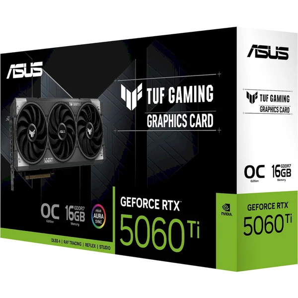 ASUS TUF Gaming NVIDIA GeForce RTX 5060 Ti 16GB GDDR7 OC - Grafické karty - Obrázek F15E000O01