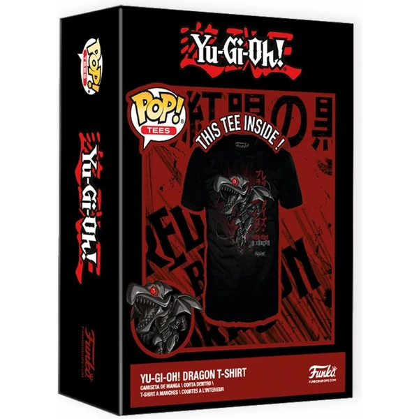 Funko Boxed Tee: Yu-Gi-Oh! - Red Eyes Black Dragon L - Trička - Obrázek F1OA000P01