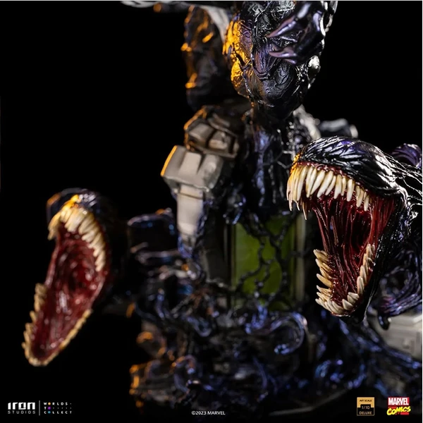 Soška Iron Studios Art Scale 1/10 Deluxe Spider-man vs Villains - Venom 25,5 cm - Sochy a sošky - Obrázek F4M7000J01