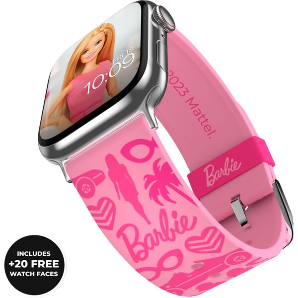 Levně Moby Fox Barbie - Pink Classic řemínek pro Apple Watch (38/40/42/44 mm) a chytré hodinky (22 mm)