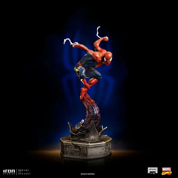 Soška Iron Studios Art Scale 1/10 Spider-man vs Villains - Spider-Man 28 cm - Sochy a sošky - Obrázek F5M7000J01