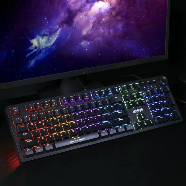 Marvo KG954 herní mechanická klávesnice EN\US černá - JRC.cz