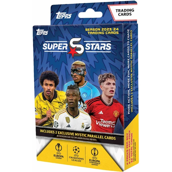 Fotbalové karty Topps Superstars UCC 2023/24 - Hanger Box - Fotbalové karty - Hlavní obrázek