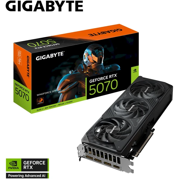 GIGABYTE NVIDIA GeForce RTX 5070 WINDFORCE SFF 12G - Grafické karty - Obrázek FAAE000P01