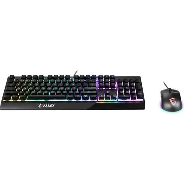 MSI VIGOR GK30 Combo herní set klávesnice s myší CZ/SK černý - Klávesnicové sety - Obrázek FAU2000601