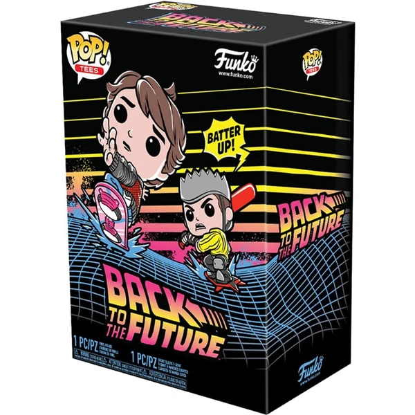 Funko POP! & Tee: Back to the Future - Marty w/Hoverboard L - Dárkové sety - Obrázek FCC8000N01