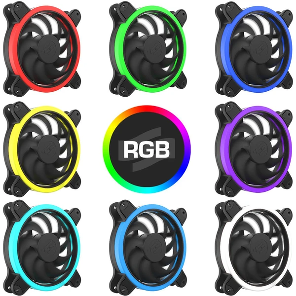 SilentiumPC Sigma HP Corona RGB 120 (3x) - Ventilátory pro PC - Obrázek FHTR600301