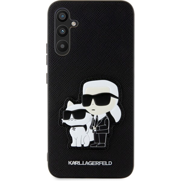 Levně Karl Lagerfeld PU Saffiano Karl and Choupette NFT kryt pro Samsung Galaxy A54 5G černý