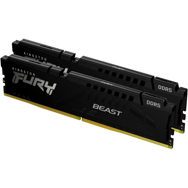 Levně Kingston Fury Beast Black 64GB (2x32GB) DDR5 5200 CL36, AMD EXPO