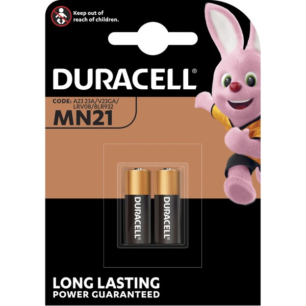 Duracell LRV08 MN21 speciální alkalická baterie, 2 ks