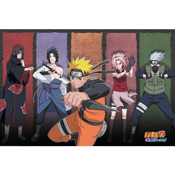 Levně Plakát Naruto Shippuden - Naruto & Allies (38)