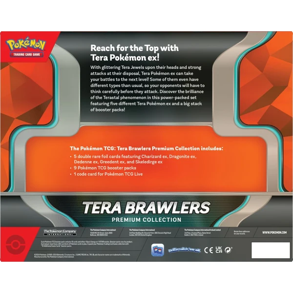 Pokémon TCG: Tera Brawlers Premium Collection - Pokémon karty - Obrázek G2ME000N01